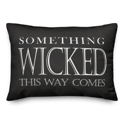  Something Wicked This Way Lumbar Pillow