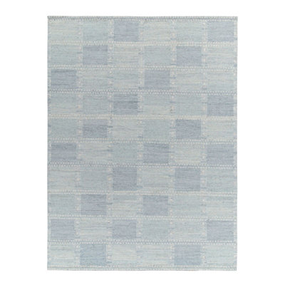 Scandinavian Flatweave Wool Geometric Area Rug