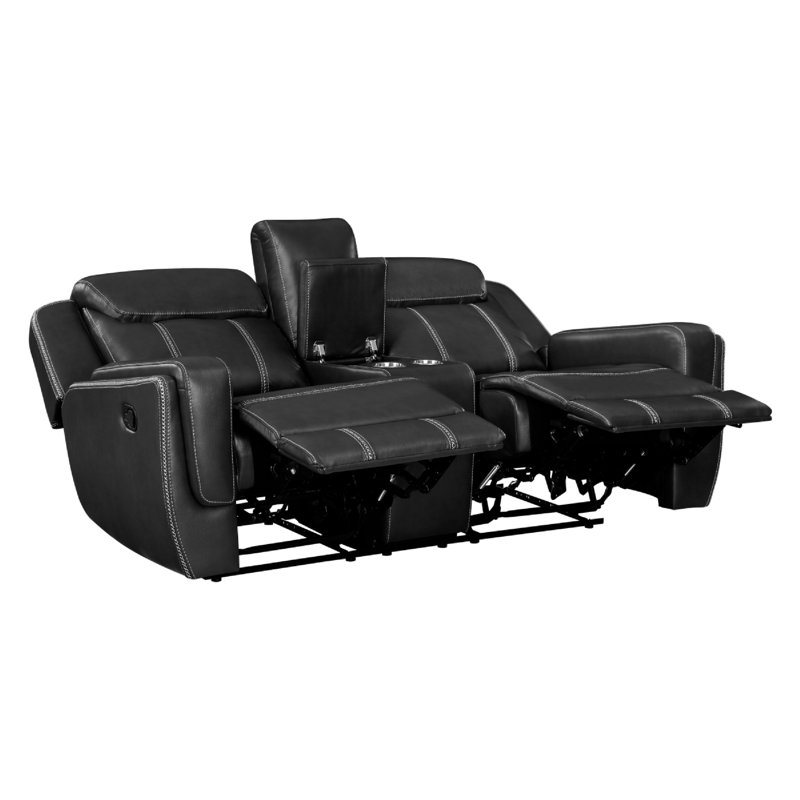 Causeuse inclinable avec console centrale Lety
