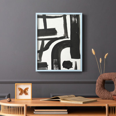 «Inkwell Intersect I», reproduction encadrée - bois massif