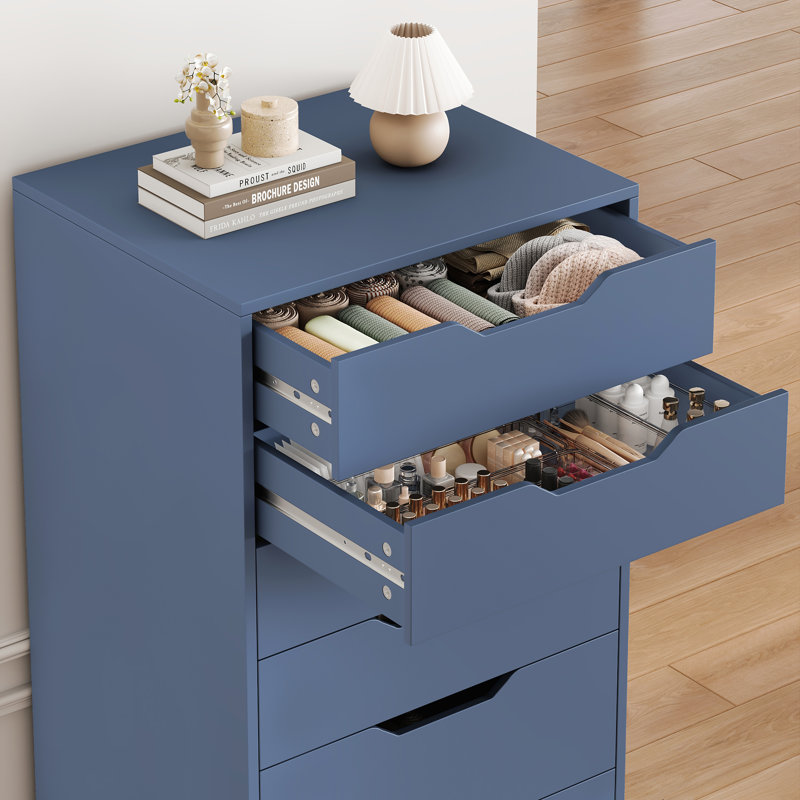 Commode 8 tiroirs Rietsch, Blue