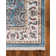 Tapis bleu floral Jackson