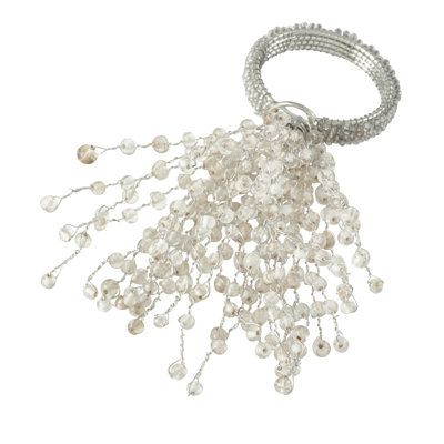 Rond de serviette orné de perles
