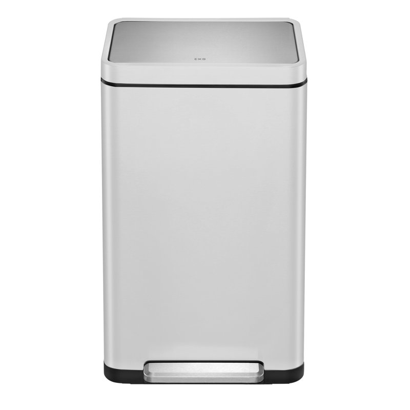 X Cube Kitchen Step-On Rubbish Bin, Brushed Stainless Steel, 40, 165.60cm H x 109.72cm W x 84.83cm D