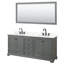 Ensemble de meuble-lavabo double autoportant 80 po avec plateau en quartz Deborah-98207765-98207766-98207768