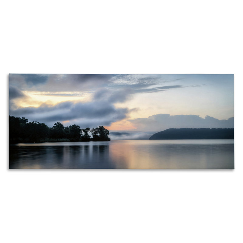 «Distant Fog Seascape Canvas», conception par D. Burt, H 17 po x l 40 po
