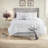 Piece King Bedding Sets, Polyester Tufted Modern White Bedroom Home