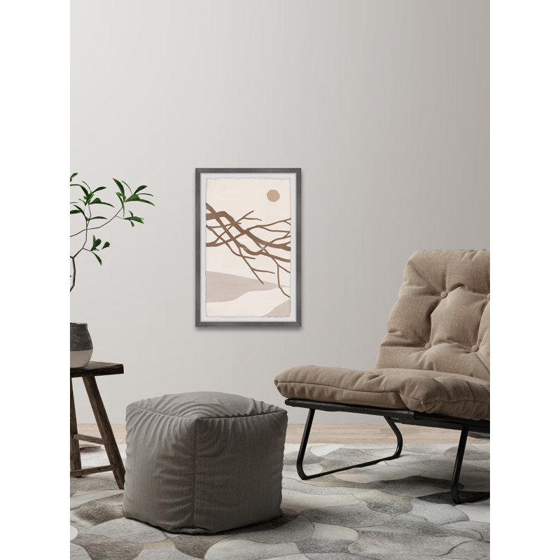 Overlooking Branches - Single Picture Frame Painting, 61cm H x 41cm W x 3.81cm D