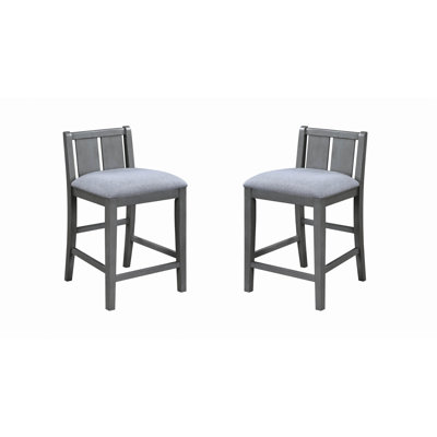 Graham Set of 2 Upholstered Seat 20" Counter Height Chair