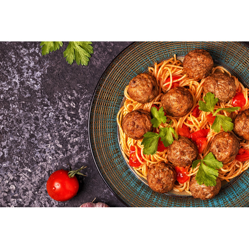 Spaghetti by Tbralnina - Wrapped Canvas Print, 61cm H x 91cm W x 3.8cm D