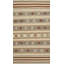 Striped Area Rug in Beige/Gray