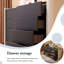 Armoire à bijoux 55,12 po Modern