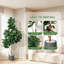 Figuier artificiel 4/5/6 / 7FT en pot, ficus réaliste pour décoration de bureau à domicile, cadeau de pendaison de crémaillère-2055553606-2055553607