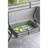 32X15x31" Maggie Galvanized Tray Table Accent Table