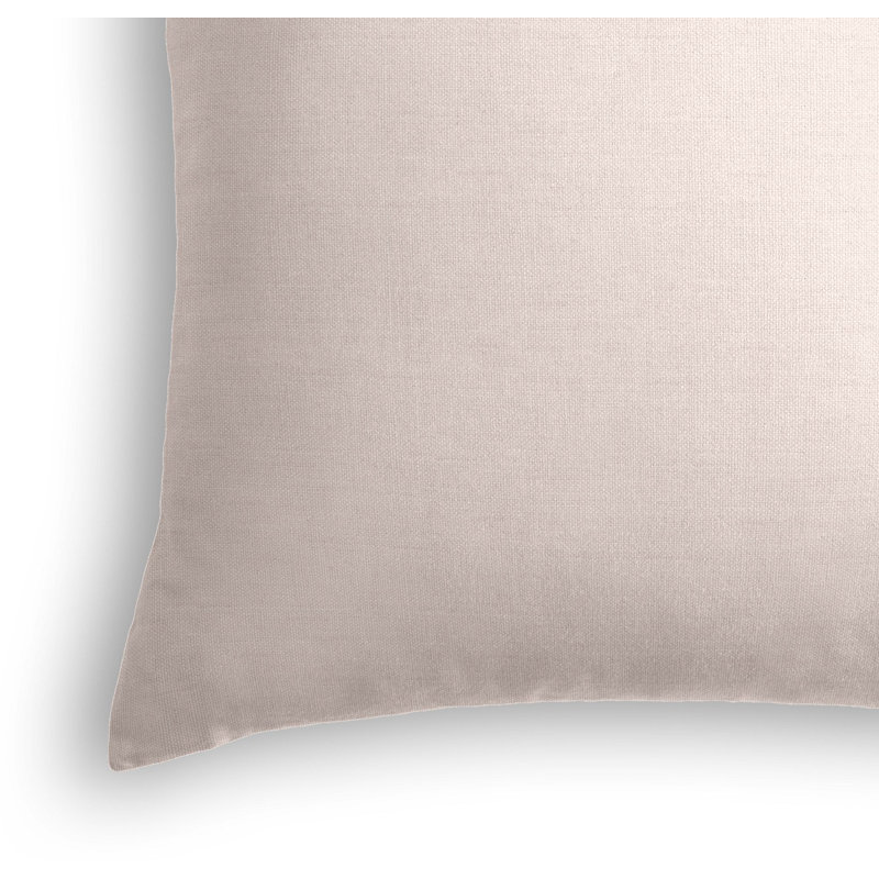 Housse de coussin en lin , 22 po x 22 po, Rose pastel
