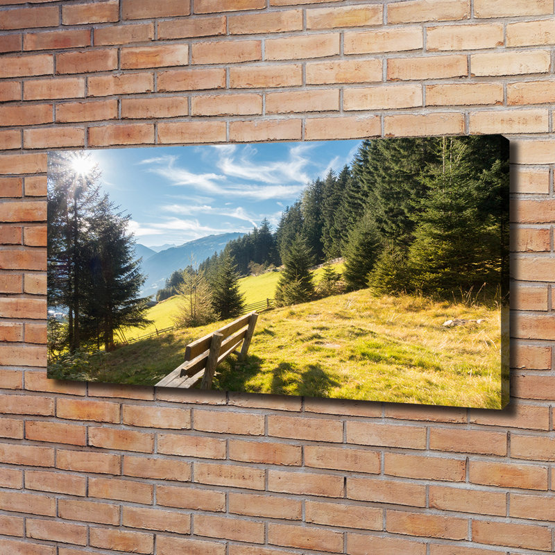 Autumn in the Mountains 1 Piece Wrapped Canvas Wall Art
