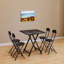 Kruter Foldable Square Dining Table-1830489492-1830489493