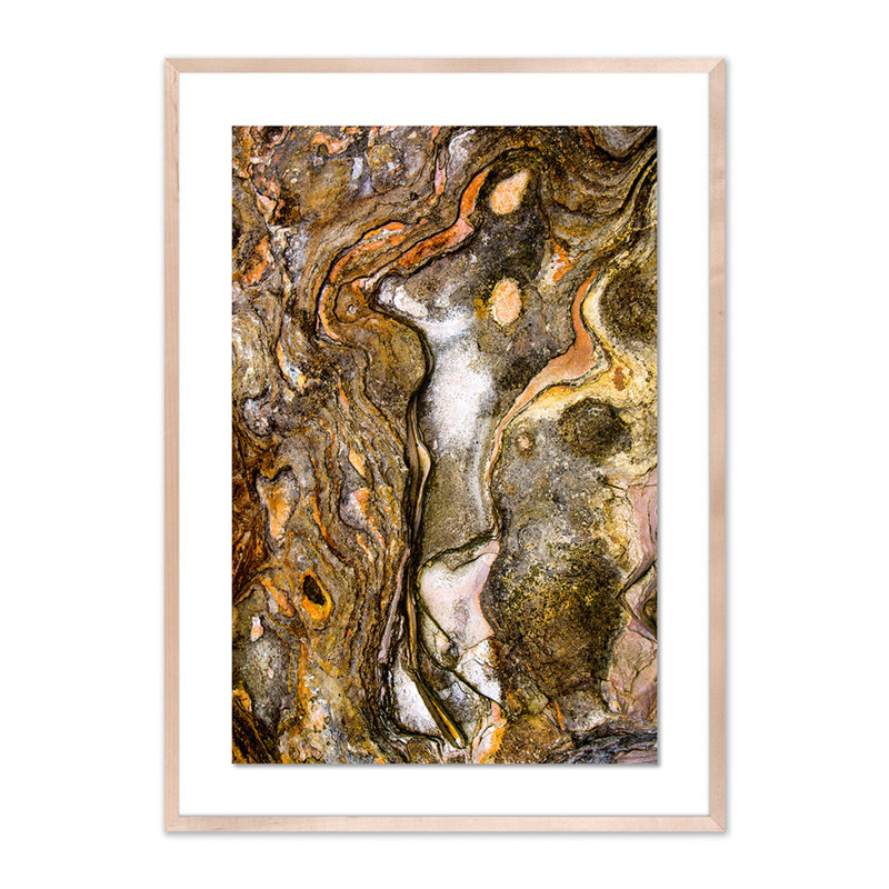 Dali Rocks II Print by Geoffrey Baris, Natural, 40" H x 29" W x 2.5" D