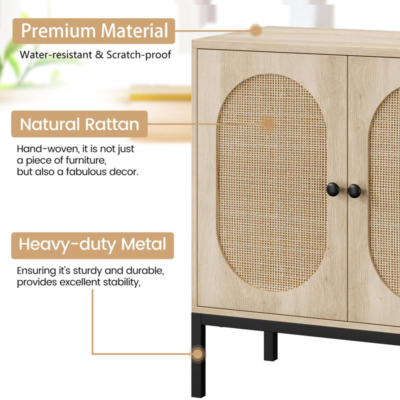 Allinson Accent Cabinet, Beige