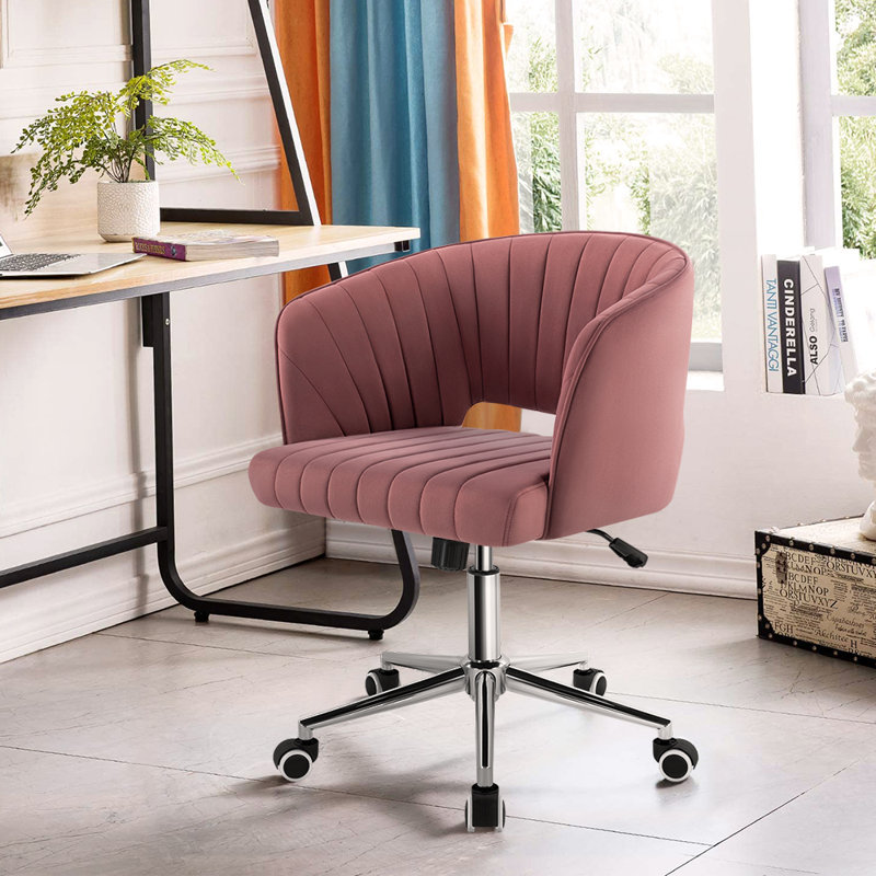 Chaise de bureau Shikhar, Rose