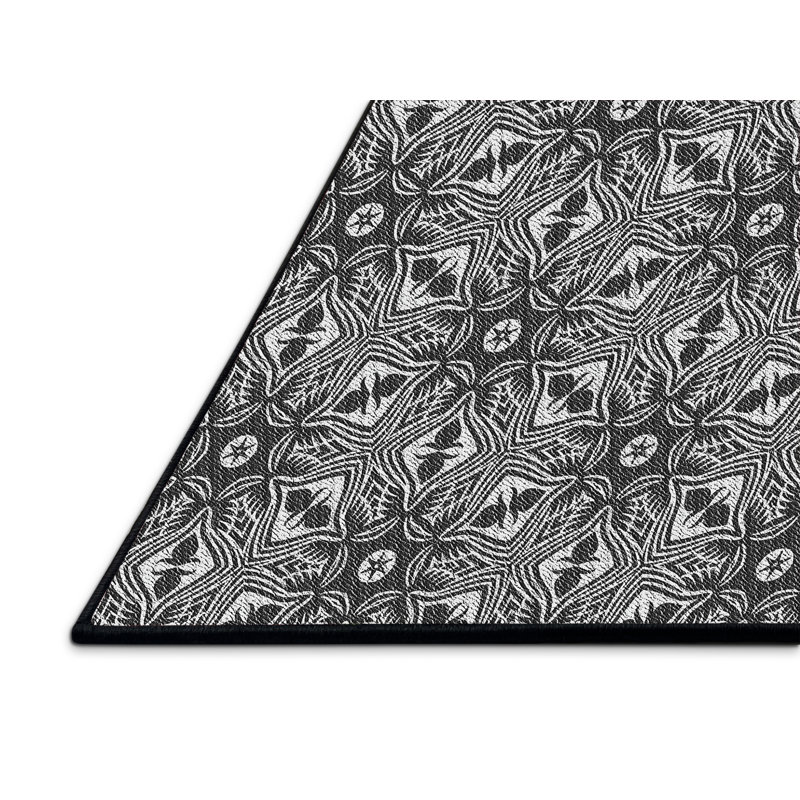 Pecor Abstract Indoor Rug, Rectangle 5' x 8'