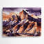 Art mural en métal mauve Southwestern