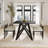 Axler Dining Set, Tripod-Cross Dining Table With Stylish Chairs, Light Oak-1486197601-1497846290