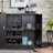 Espresso Finish Wine Cabinet