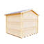 Piagge 8 x 8 Ft. Tongue & Groove 19mm Log Cabin-29354223