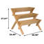 Zambom 3 Tier Western Red Cedar Vertical Garden