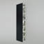 Armoire à pharmacie encastrée à 1 porte M Series avec 7 tablettes réglables et éclairage DEL-18946587-18946592-43143606
