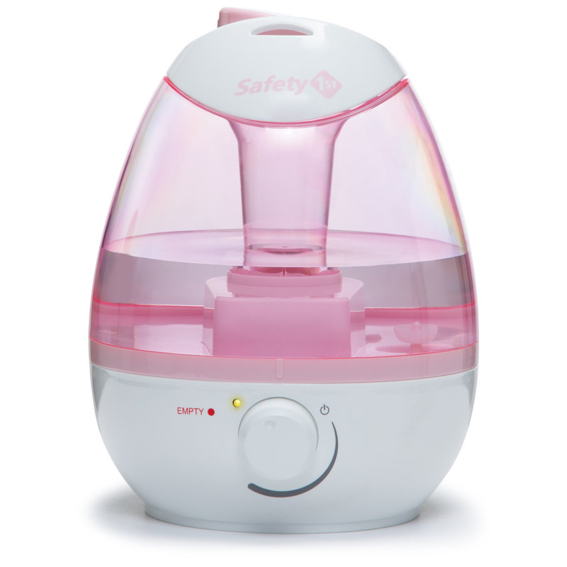 Pink Filter-Free Cool Mist Ultrasonic Tabletop Humidifier