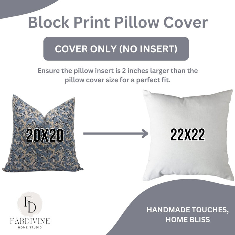Linen Square Pillow Cover, 14" x 36"