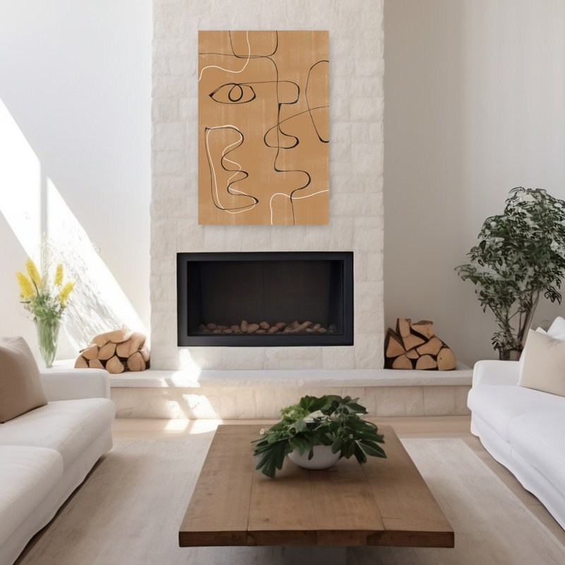 Art contemporain, art moderne abstrait, 48" H x 32" W