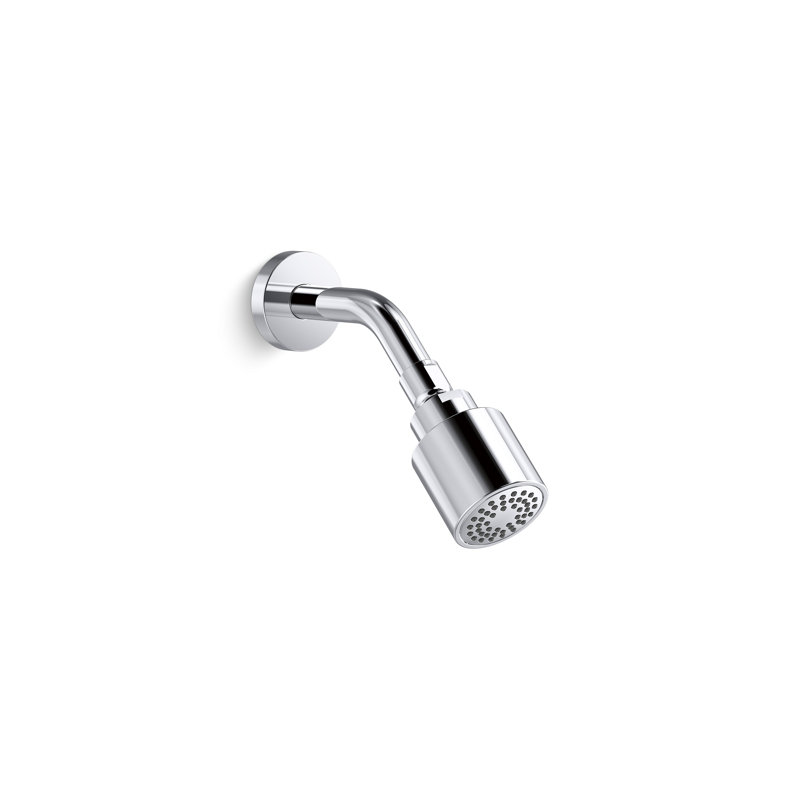 One Showerhead with Arm, Polished Chrome