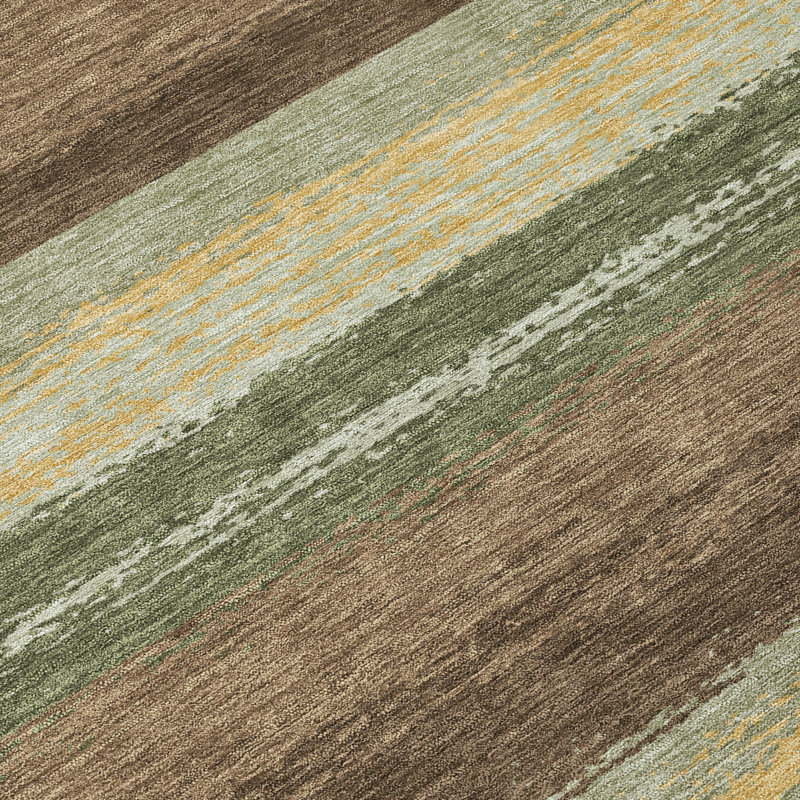 Tapis intérieur / extérieur lavable à la machine Chantille ACN2707, Olive, 3 pi x 5 pi