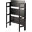 3-Tier Stackable Folding Wood Shelving Unit For Books And Display, Space-Saving Storage Solution