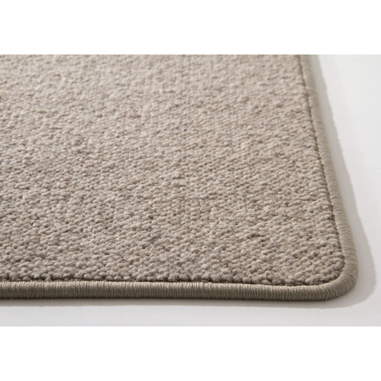 Donovan Solid Colour Wool Area Rug