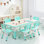 Ensemble de table et 6 chaises pour enfants, ensemble de bureau et de chaise à hauteur réglable, plateau de table graffiti, mobilier de classe et de maison pour les enfants de 2 à 8 ans