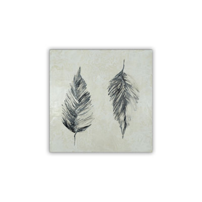 «Silver Foliage», art mural sur toile