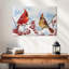 Cardinals de Brampt et baies d'hiver-107707842