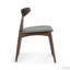 Ensemble de 2 chaises rétro en bois d'hévéa avec dossier ergonomique et coussins moelleux-1758645955