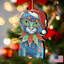 5.5'' Handmade Wood Shatterproof Hanging Figurine Ornament