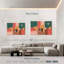 Architecture «Abstract Summer Home Canvas Print» sur-98864144