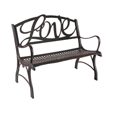 Frobiorn Love Cast Iron Park Bench by Red Barrel Studio