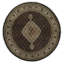 Kataleya Oriental Area Rug in Black