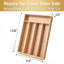 Natural 5-slot Bamboo Silverware Organizer-535902502