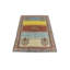 Tapis beige / rouge / jaune en laine noué à la main