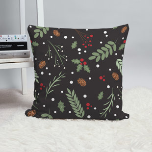 Vivid Summer Palm Trees & Beach Pattern, Cotton Linen Fabric Decorative Indoor Outdoor Throw Pillow Cover Set 18x18