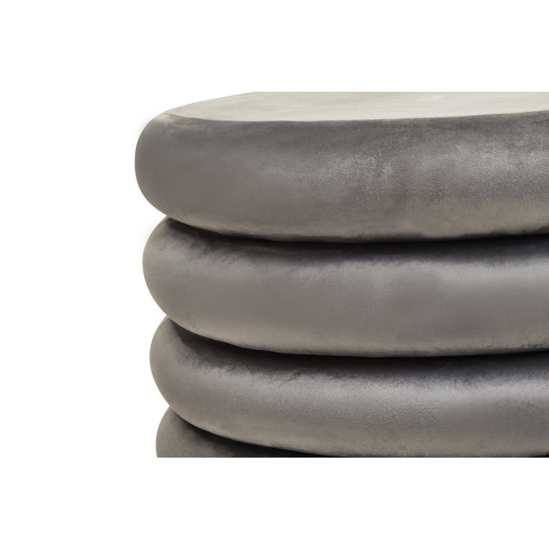 Manufactured Wood Accent Stool, Grey
